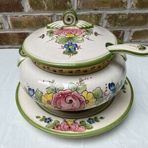 Jay Willfred for SADEK Portuguese Soup Tureen Never Used Display Only Beautiful